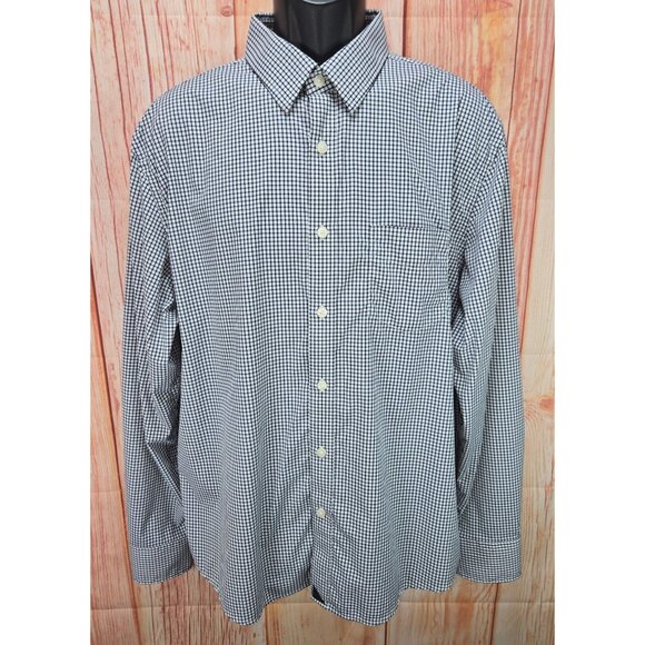 Untuckit Mens Checkered Nylon/Spandex BPerformace Shirt XL - Picture 1 of 6